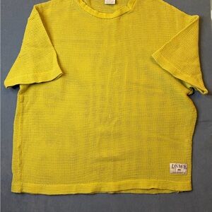 Zara Yellow Mesh T-Shirt size Small